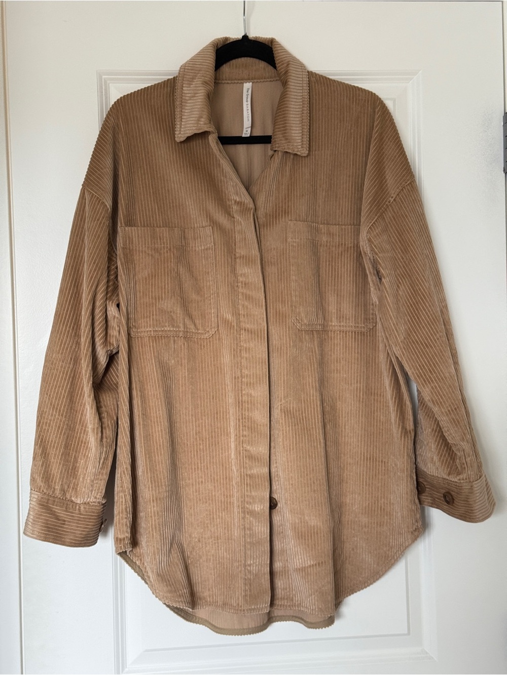 Camel Corduroy Shirt Jacket - The Group BABATON